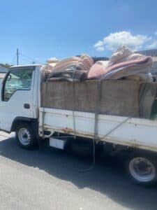 出雲市でゴミ屋敷を片付け、邪魔な布団を引き取り