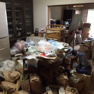 岡山県岡山市北区で汚部屋の片付け
