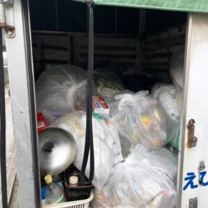 溜まってしまったゴミを回収